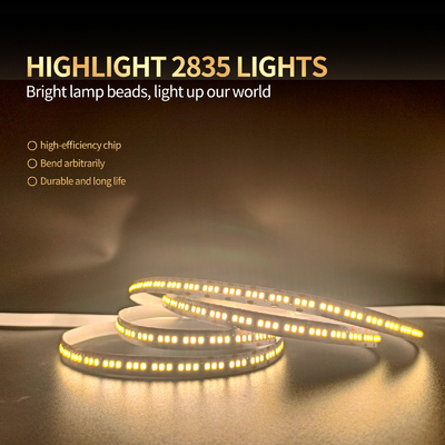 2835 geführtes flexibles geführtes Band-Licht der Streifen-Niederspannungs-12/24V 10mm