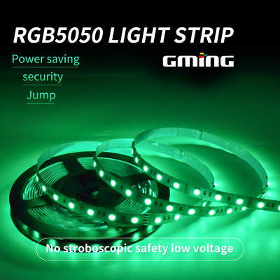 Geführtes Streifen-Licht 5050 Rgb mit Stangen-bunte laufende Lampen-wasserdichter Fernbedienung