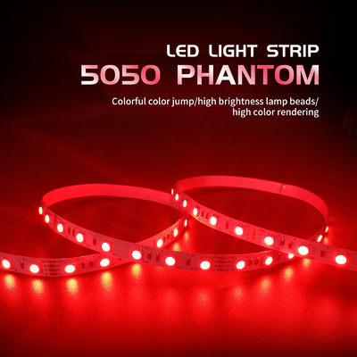 RGB farbenreiche SMD 5050 LED Atmosphären-flexibles Neonlicht des Streifen-Licht-6W