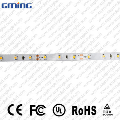 4,8 mit M streift 8 Millimeter der Breiten-12V LED Licht-flexibles, Innen-3528 LED-Seil-Licht ab