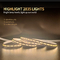 heller flexibler LED Streifen 12/24V 2835 120 für Fernsehhintergrundbeleuchtungs-Leuchtzeichen-Dekor