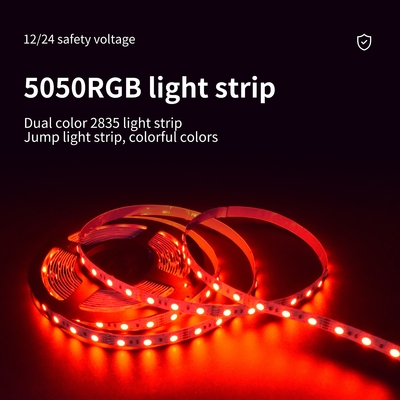 Wasserdichtes 5050 SMD RGB LED Niederspannungs-Doppeltes PWB des Streifen-Licht-12V